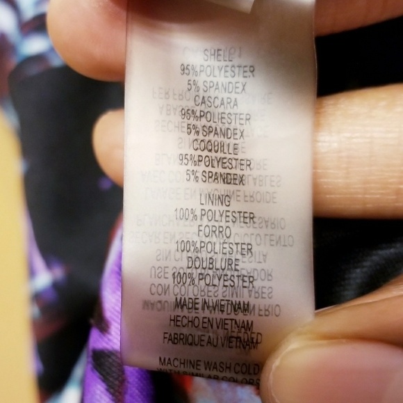 Vince Camuto | Floral Fit & Flare Sleeveless Scuba Dress (Size 8 Petite) - Picture 4 of 8